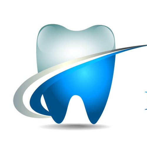 Mouth logo with the title 'dental family logo'