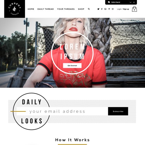 Clothes And Clothing websites - 59+ Best Clothing Web Design Ideas