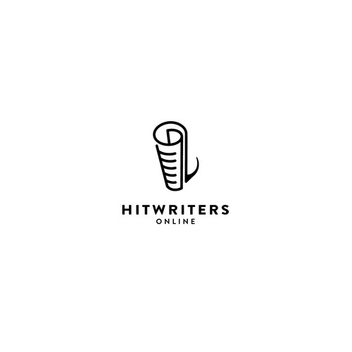 Writer logo with the title 'Bold logo design concept for songwriter'