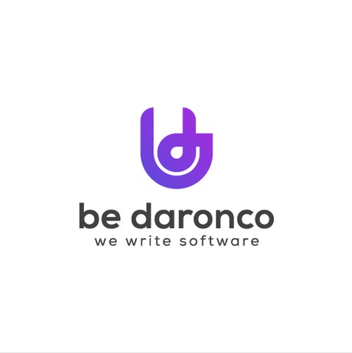 Mobile brand with the title 'Logo concept for be daronco'