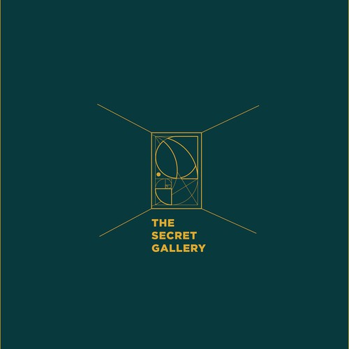 Art gallery logo with the title 'The Secret Gallery'