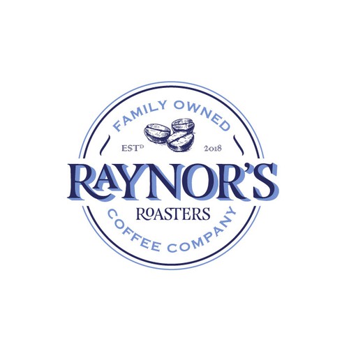 Drink brand with the title 'Raynor's roasters logo'