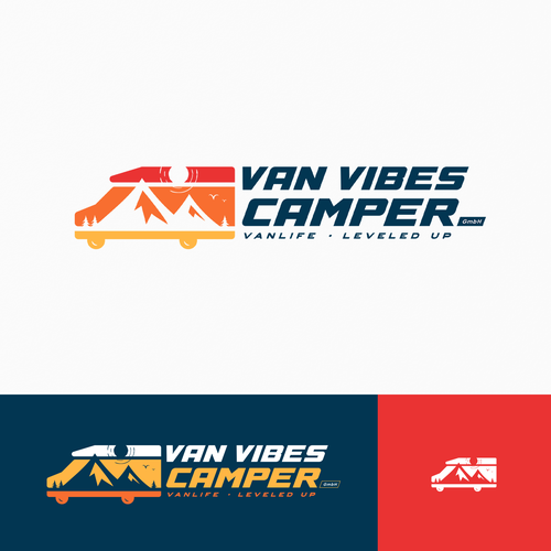 Outdoors design with the title 'Van Vibes Camper GmbH'