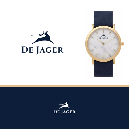 Platinum logo with the title 'bold logo for De Jager'