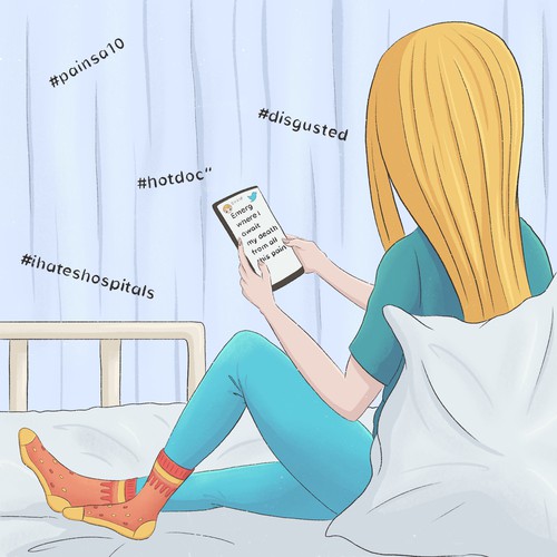 Medical artwork with the title 'illustration for book'