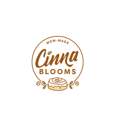 Roll design with the title 'Cinnamon Rolls '