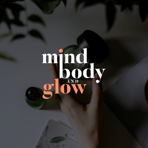 Inkscape design with the title 'Mind Body and Glow'