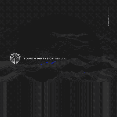 Business brand with the title 'Generative wave motion for Fourth Dimension Wealth'