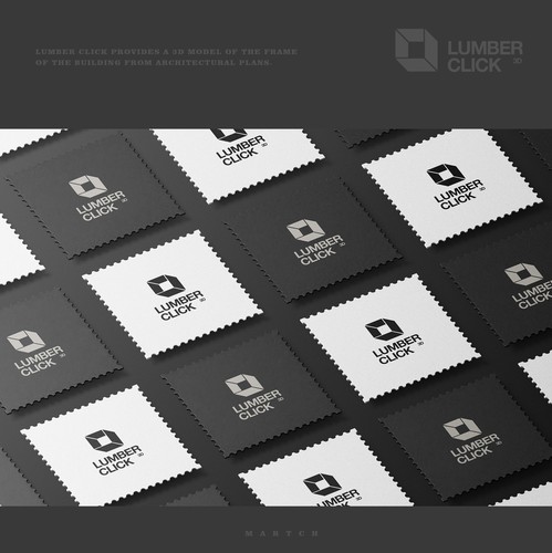 Esthetician logo with the title 'Lumber Click'