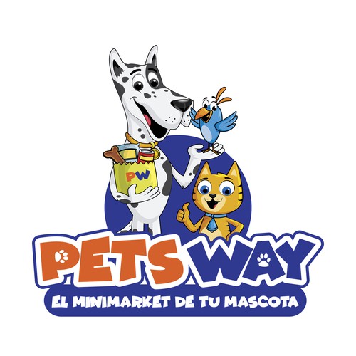 Sketchbook logo with the title 'Pet Store - Logo design '