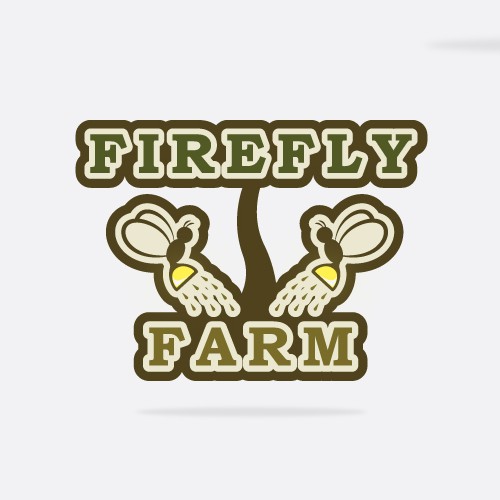 Logo packaging with the title 'Logo for Firefly Farms'