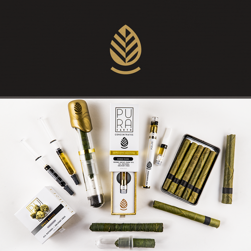 Golden design with the title 'medical marijuana wholesale brand image'