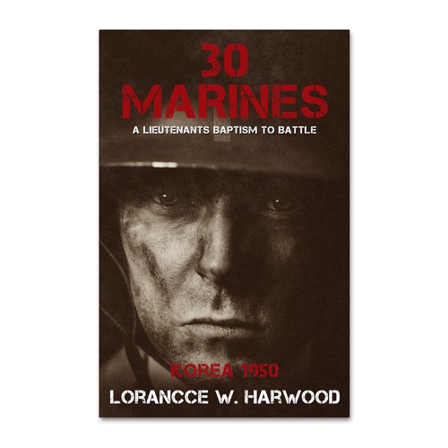 Photography book cover with the title '30 Marines'