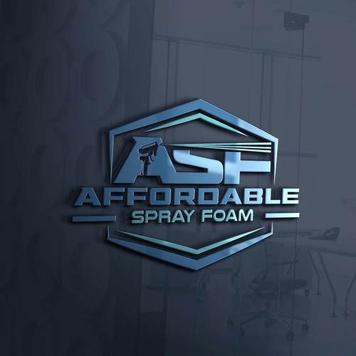 Foam design with the title 'Affordable spray foam'