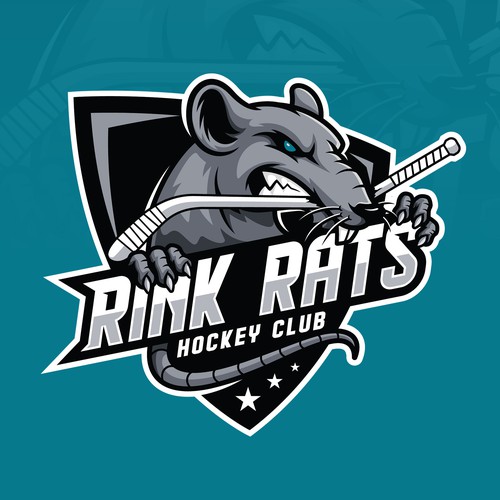 funny hockey team logos