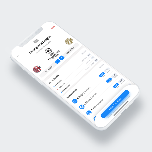 Tablet design with the title 'Game App'