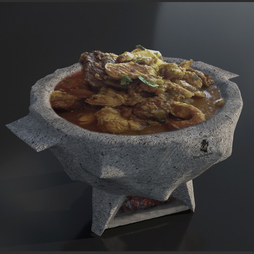 Bowl design with the title 'Mexican bowl/warmer'