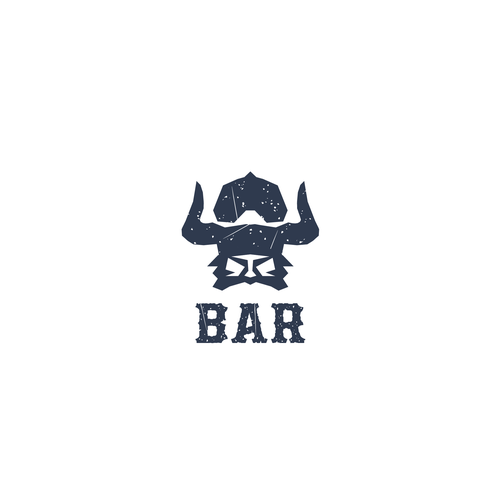 Scandinavian design with the title 'Masculine logo concept for bar&restaurant'