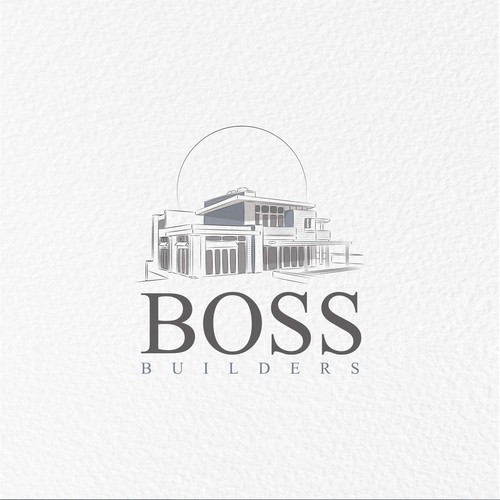 Boss design with the title 'Boss Builders - Logo design'