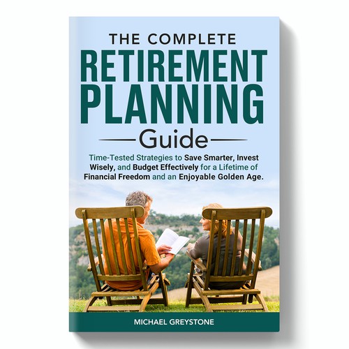 Retirement design with the title 'The Complete Retirement Planning Guide'