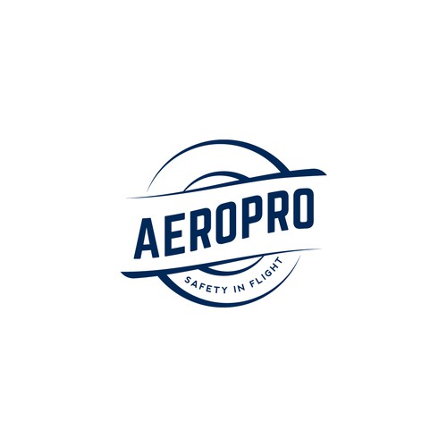 Airline and flight logo with the title 'Aeropro Logo '