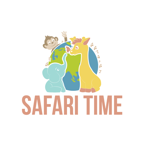 Safari logo with the title 'Logo for babies and toddlers group.'
