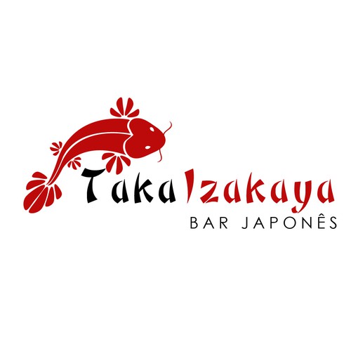 Oriental logo with the title 'japanese bar logo'