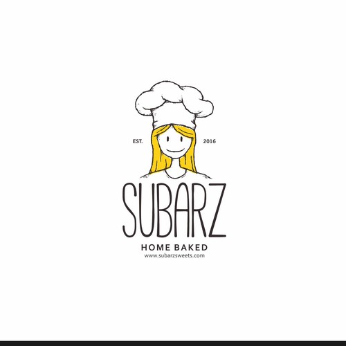 Bakery logo with the title 'logo for home baked'