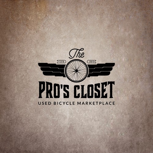 Beautiful logo with the title 'THE PRO'S CLOSET'