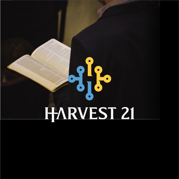 Cross logo with the title 'Harvest 21'