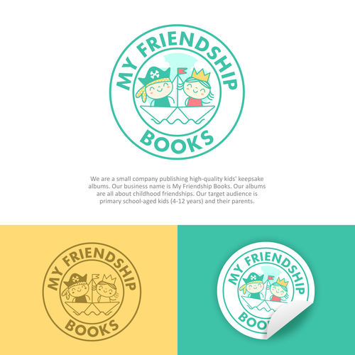 Princess design with the title 'Kids Books'