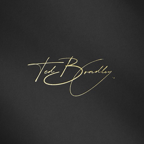 Chic design with the title 'Signature handwritten Lettering Design'