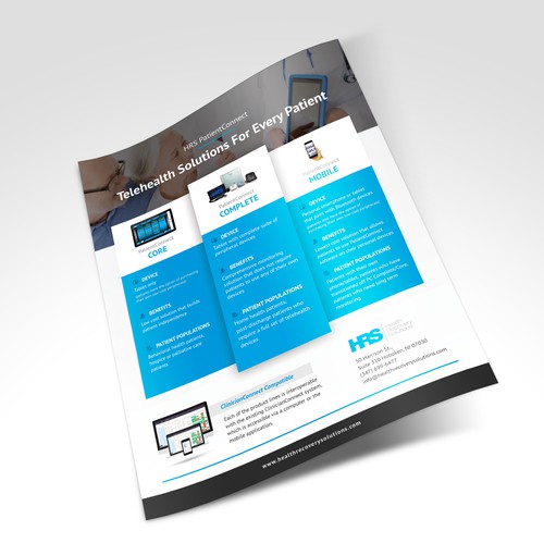 Device design with the title 'Digital Health Marketing Promotion for HRS'