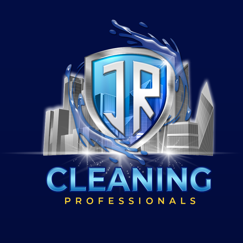 Fluid logo with the title 'JR Cleaning Professionals'