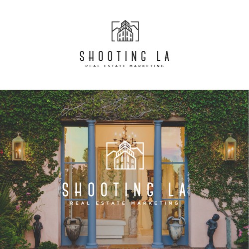 Estate design with the title 'Create a luxurious modern logo for our real estate photography business'