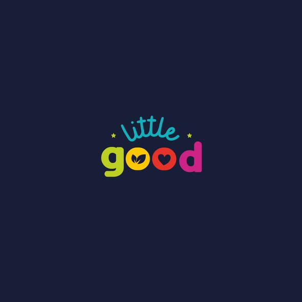 Original design with the title 'beautiful colorful and symbolic logo for littlegood'