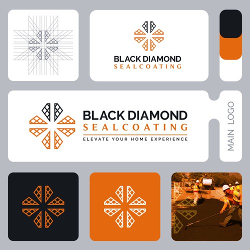 Diamond brand with the title 'Black Diamond Logo'