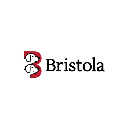 Dog logo with the title 'Animal logo for Bristola'