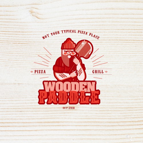 Pizza logo with the title 'Pizza Place'