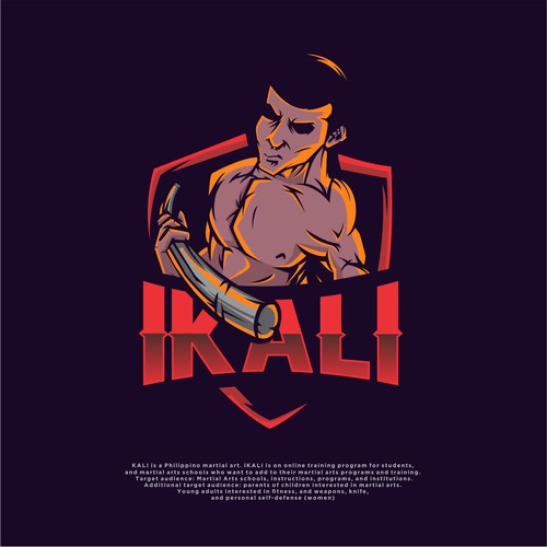 Full color logo with the title 'IKALI'