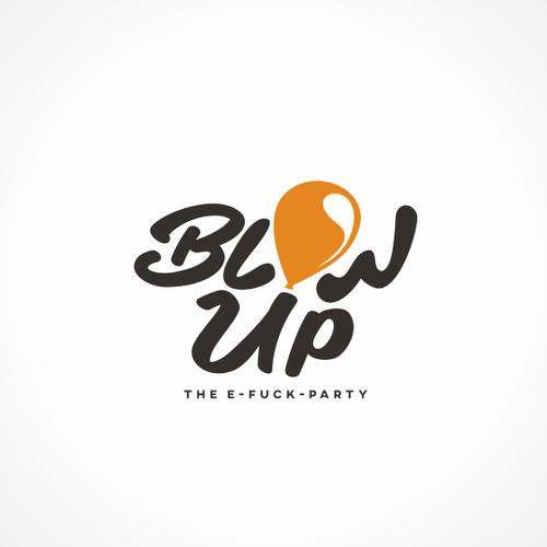 Event planning logo with the title 'blown up'