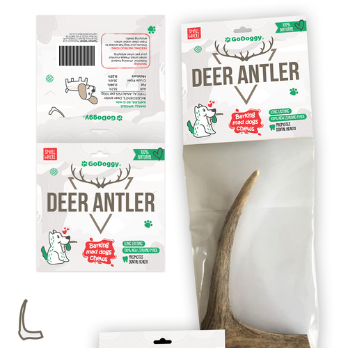 Antler design with the title 'Deer Antler'