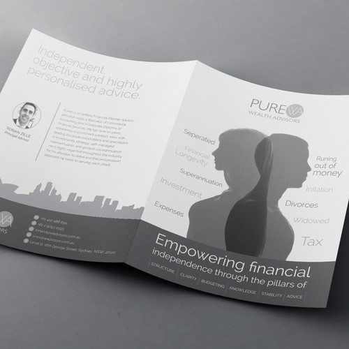 Legal design with the title 'Brochure '