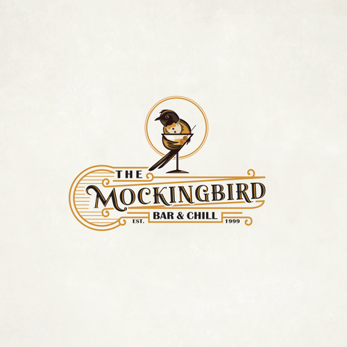 Spirit logo with the title 'Bold and attractive bar logo'