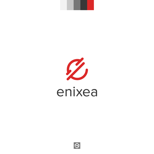 Ecommerce logo with the title 'Bold logo for Enixea'