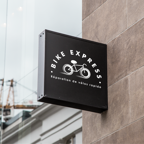 Biker logo with the title 'WORKSHOP BICYCLE'