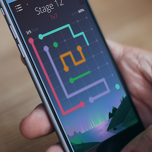 Flow design with the title 'FRVR Flow contest'