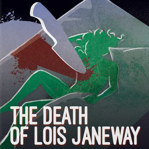 Death design with the title 'Book cover for a crime novel'