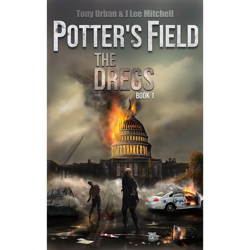 Painting book cover with the title 'Zombie Apocalypse'