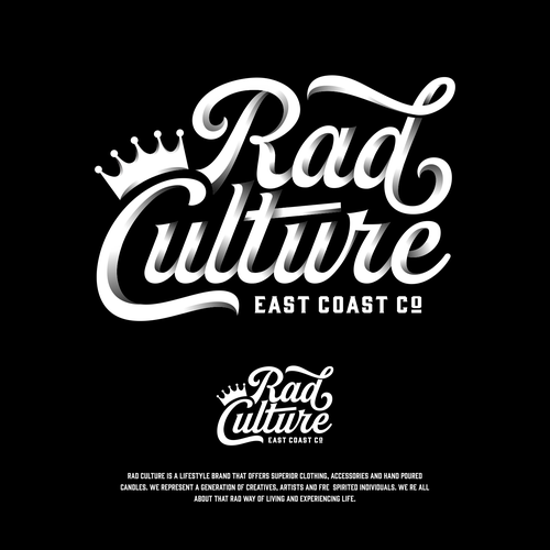Chrome design with the title 'Rad Culture'